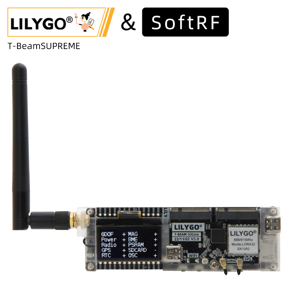 LILYGO® SoftRF T-Beam SUPREME  - Esp32 S3 Development Board Lot recension och pris